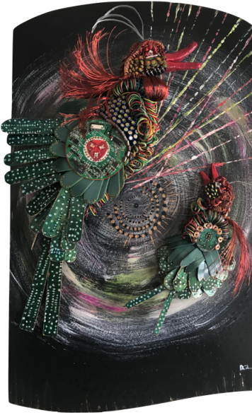 #oiseau #art récupération #sculpture #essor